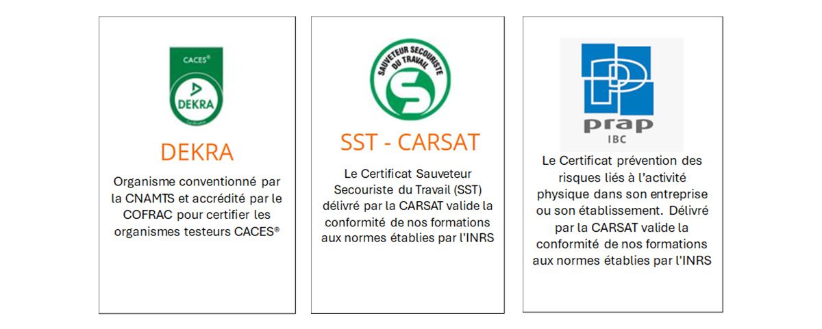 Certifications d'Atlantique Formation